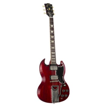 Gibson 60th Anniversary 1961 Les Paul SG Standard Sideways Vibrola Cherry Red #102241 купить