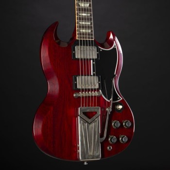 Gibson 60th Anniversary 1961 Les Paul SG Standard Sideways Vibrola Cherry Red #102241 купить