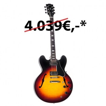 Gibson ES-335 Slim Neck Sunset Burst #11656747 купить