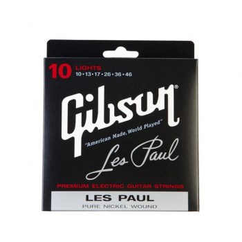 Gibson E-Guitar Strings 10-46 LesPaul Pure Nickel Wound купить