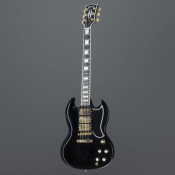 Gibson SG Custom 3-PU Ebony Gloss Gold купить