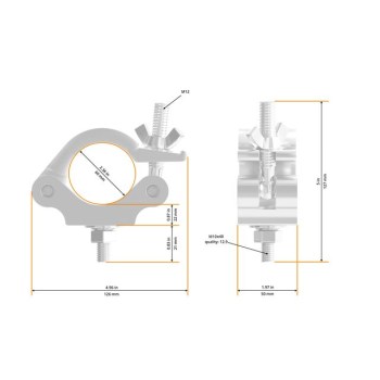 Global Truss Half Coupler 60/50/500kg купить