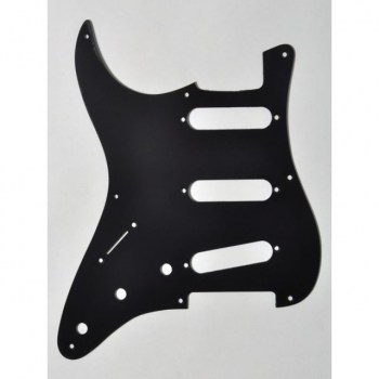 Goldo Lefthand Pickguard ST-Styl SSS schwarz matt, einlagig купить