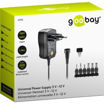 goobay Universal Power Supply 3 V - 12 V 600 mA купить