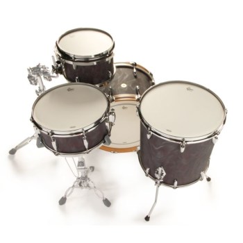 Gretsch Broadkaster Shell-Set Black Satin Flame купить