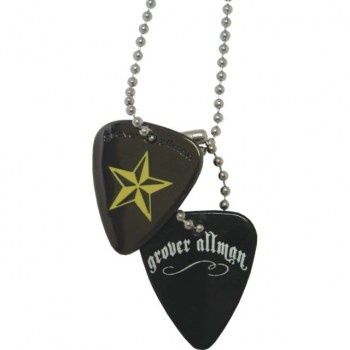 Grover Allman Halskette Star Metallpick + extra Pick купить