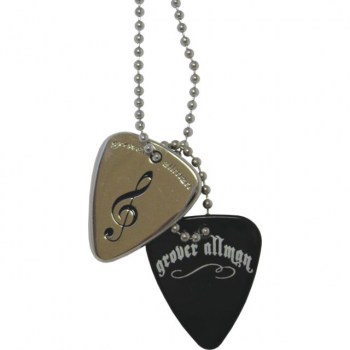 Grover Allman Halskette Treble Clef Metallpick + extra Pick купить