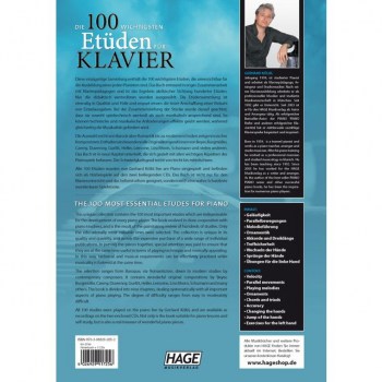 Hage Musikverlag Die 100 wichtigsten Etoden Klavier, mit 2 CDs купить