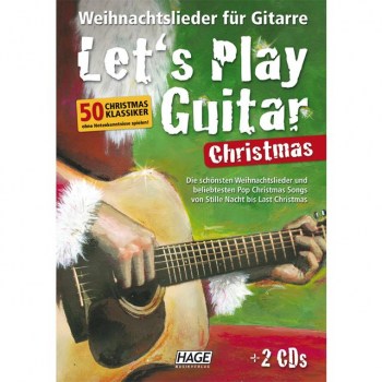 Hage Musikverlag Let's Play Guitar Christmas Buch mit 2 CDs купить