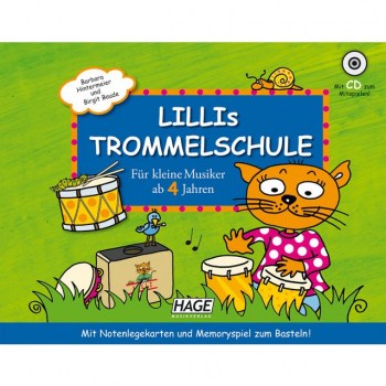 Hage Musikverlag Lillis Trommelschule Hintermeier, Schule/CD купить