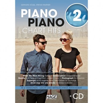 Hage Musikverlag Piano Piano Chart Hits 2 Songbuch und CD купить