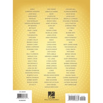 Hal Leonard 100 Women of Pop and Rock купить