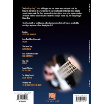 Hal Leonard Bass Play-Along - Blues Rock Vol. 18, Bass TAB купить