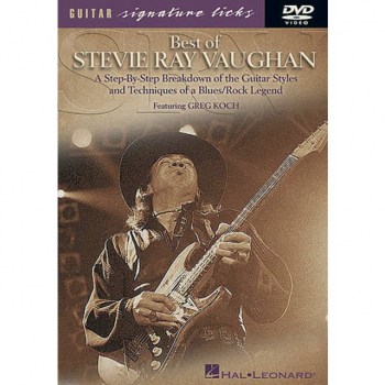 Hal Leonard Best Of Stevie Ray Vaughan Guitar Signature Licks, DVD купить