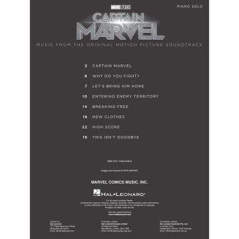 Hal Leonard Captain Marvel купить