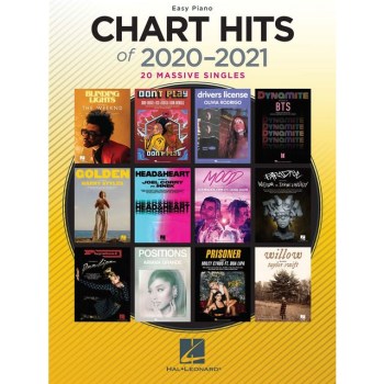 Hal Leonard Chart Hits of 2020-2021 Easy Piano купить