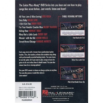 Hal Leonard Chicago Blues Guitar Play Along DVD купить