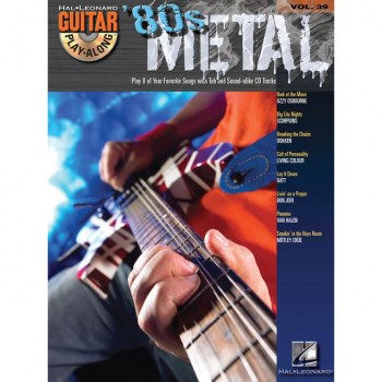 Hal Leonard Guitar Play-Along: 80s Metal Vol. 39, TAB und CD купить