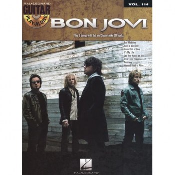 Hal Leonard Guitar Play Along - Bon Jovi Book and CD купить