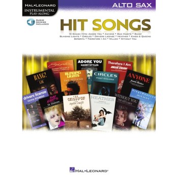 Hal Leonard Instrumental Play-Along: Hit Songs - Alto Sax купить