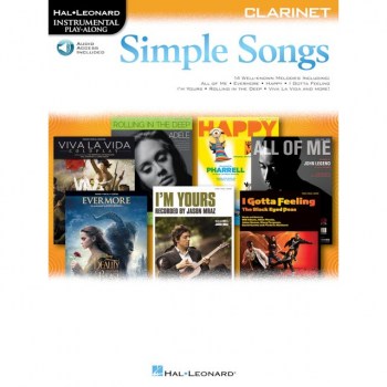 Hal Leonard Instrumental Play-Along: Simple Songs - Clarinet купить