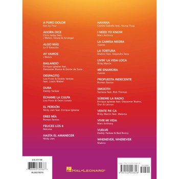 Hal Leonard Latin Pop Hits купить