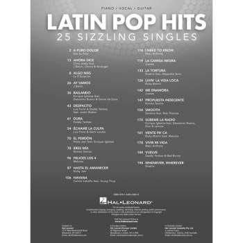 Hal Leonard Latin Pop Hits купить