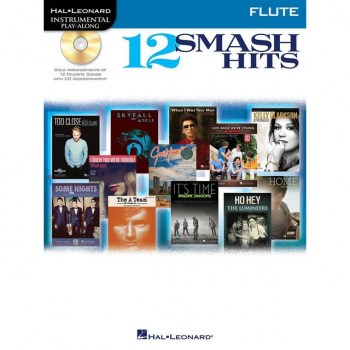 Hal Leonard Play-Along - 12 Smash Hits Flote, Buch und CD купить