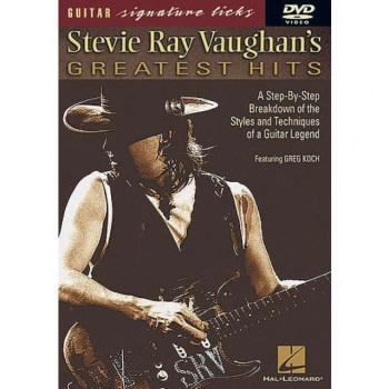 Hal Leonard S. R. Vaughan's Greatest Hits Guitar Signature Licks, DVD купить