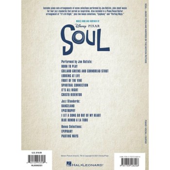 Hal Leonard Soul: Music from and Inspired by the Disney/Pixar Motion Picture купить