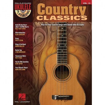 Hal Leonard Ukulele Play-Along: Country Vol. 15, Ukulele incl. CD купить