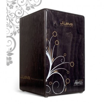 J.Leiva Percussion Cajon Musical Alma Classe Birke, schwarz mit Siebdruck купить