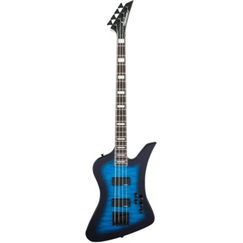 Jackson JS Series Kelly Bird Bass JS3Q AM Transparent Blue Burst купить