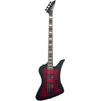 Jackson JS Series Kelly Bird Bass JS3Q AM Transparent Red Burst купить