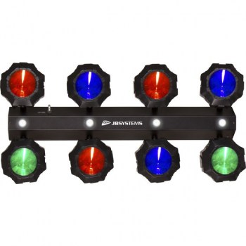 JB Systems Party Beams 8 x 9W RGB 4 x 1W Flash Strahleneffekt купить