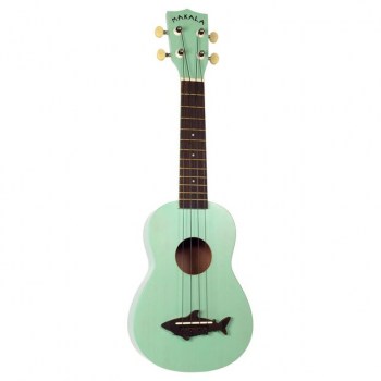 Kala Makala Shark Soprano Ukulele Green incl. Bag купить