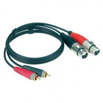 Klotz Audiokabel XLR f. - Cinch, 2m AT-CF0200, 2 Stock купить