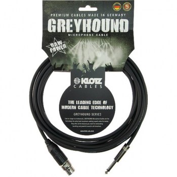 Klotz Microphone Cable Greyhound 3m XLR/Jack,Switchcraft,GRSXP030 купить