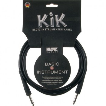 Klotz Instrument Cable 1,5m black KIK, KIK1,5PP SW купить