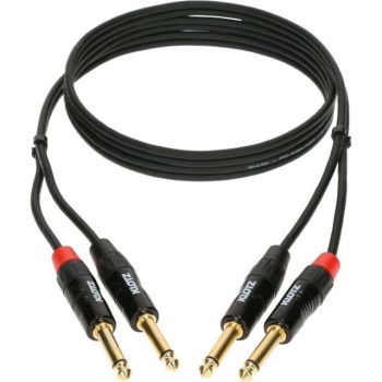 Klotz KT-JJ090 Twin-Audio Cable Jack 0,9m купить