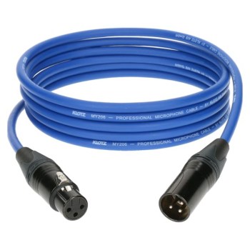 Klotz M1FM2N0100 Microphone Cable blue 1m купить