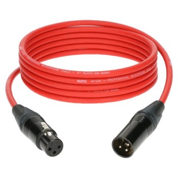 Klotz M1FM3N0100 Microphone Cable red 1m купить