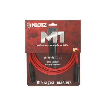 Klotz M1FM3N0500 Microphone Cable red 5m купить