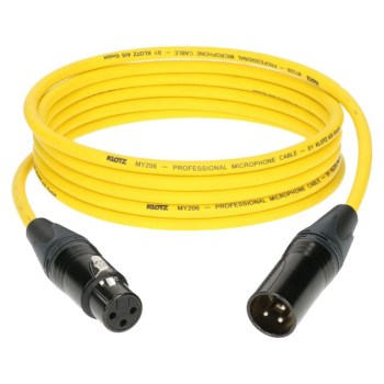 Klotz M1FM5N0750 Microphone Cable yellow 7,5m купить