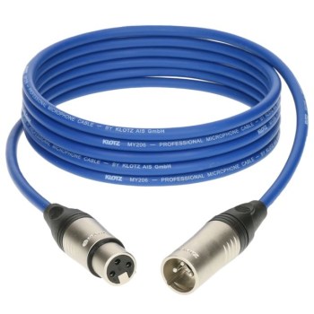 Klotz M1K2FM0100 Microphone Cable blue 1m купить