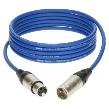 Klotz M1K2FM0200 Microphone Cable blue 2m купить