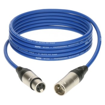 Klotz M1K2FM0300 Microphone Cable blue 3 m купить