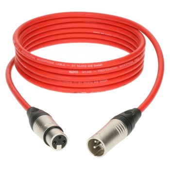 Klotz M1K3FM0300 Microphone Cable red 3m купить