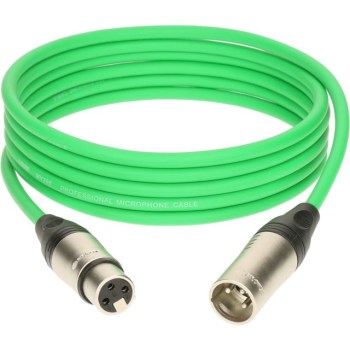 Klotz M1K4FM0100 Microphone Cable green 1m купить