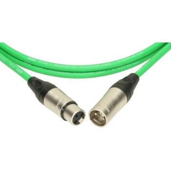 Klotz M1K4FM0300 Microphone Cable green 3m купить